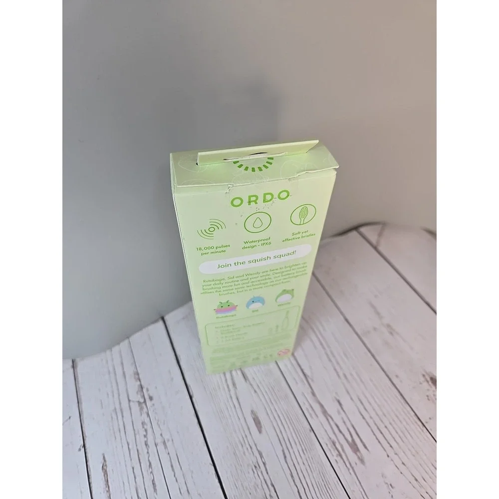 ORDO Sonic Kids Battery Green Toothbrush Original Squishmallows Jazwares NEW